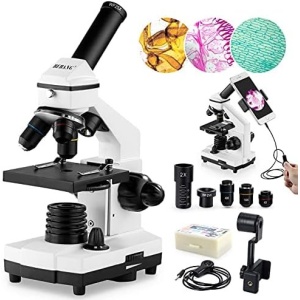 Microscope for Adults Kids, 100X-2000X BEBANG Compound Microscope
