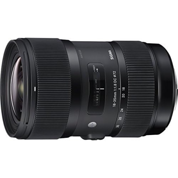 Sigma 210101 18-35mm F1.8 DC HSM Lens for Canon APS-C DSLRs (Black)