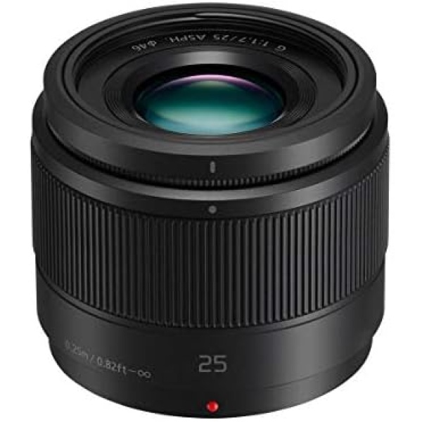 Panasonic HH025 LUMIX G Lens, 25mm, F1.7 ASPH, Mirrorless Micro Four Thirds