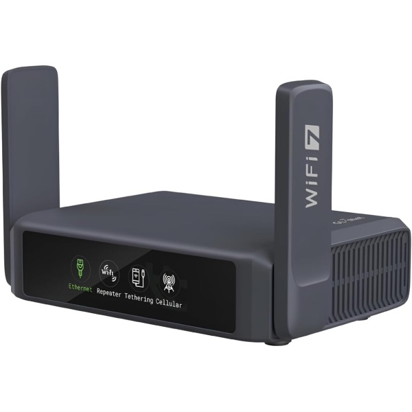 GL.iNet GL-BE3600 Slate 7 Wi-Fi 7 Travel Router Touchscreen 2.5G