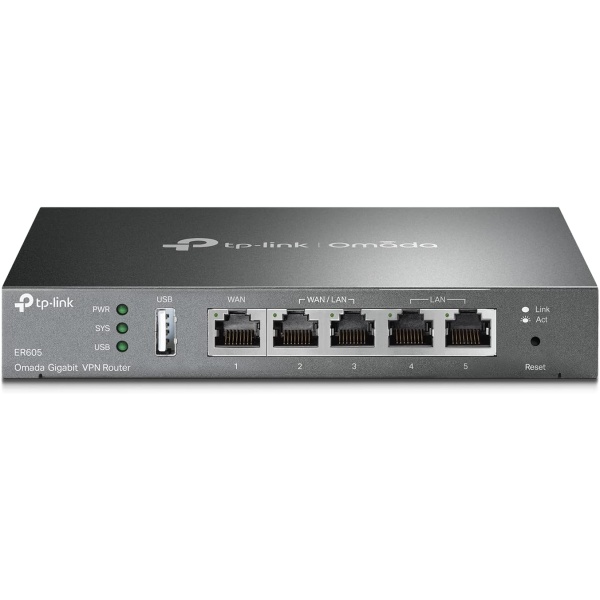 TP-Link ER605 V2, Wired Gigabit VPN Router